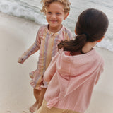 Wheat Main Terry Poncho Lille Home 2400 powder