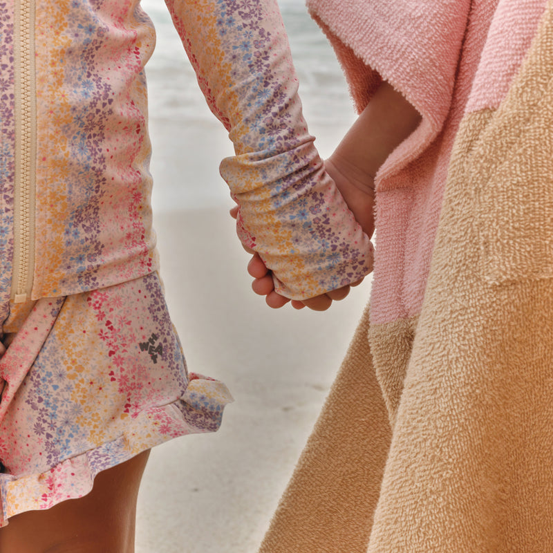 Wheat Main Terry Poncho Lille Home 2400 powder