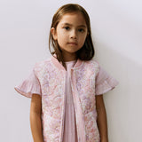 Wheat Outerwear Thermo Gilet Ede Vest 9518 lilac flower rainbow