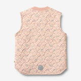 Wheat Outerwear Thermo Gilet Ede Vest 9599 heart flowers