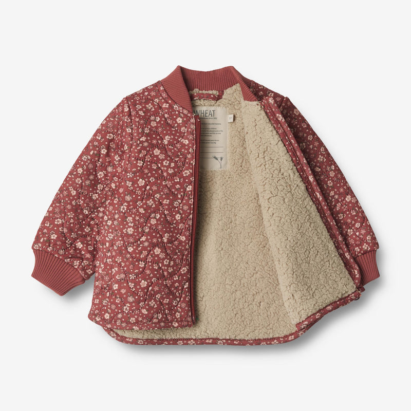 Wheat Outerwear Thermo Jacket Benni | Baby Thermo 2077 red flowers