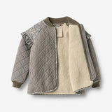 Wheat Outerwear Thermo Jacket Ellas Jacket 9622 brown stripe