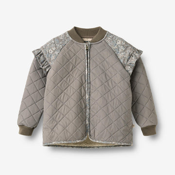 Wheat Outerwear Thermo Jacket Ellas Jacket 9622 brown stripe