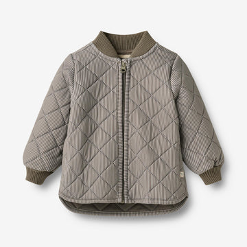 Wheat Outerwear Thermo Jacket Loui Jacket 9622 brown stripe