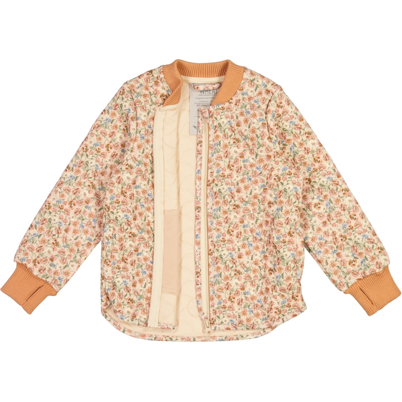 Wheat Outerwear Thermo Jacket Loui Thermo 9048 alabaster flowers