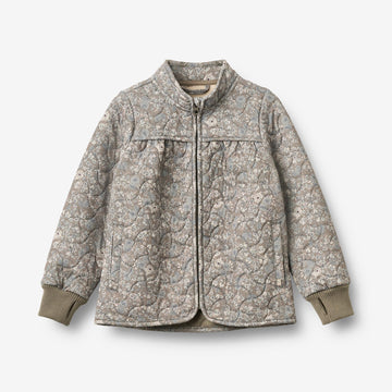 Wheat Outerwear Thermo Jacket Thilde Jacket 9673 grey stone flowers
