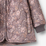 Wheat Outerwear Thermo Jacket Thilde Jacket 9565 purple stone flowers