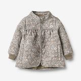 Wheat Outerwear Thermo Jacket Thilde Jacket 9673 grey stone flowers