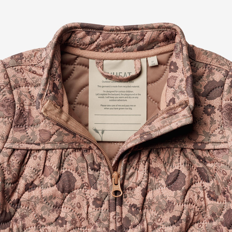 Wheat Outerwear Thermo Jacket Thilde Thermo 2474 rose dawn flowers