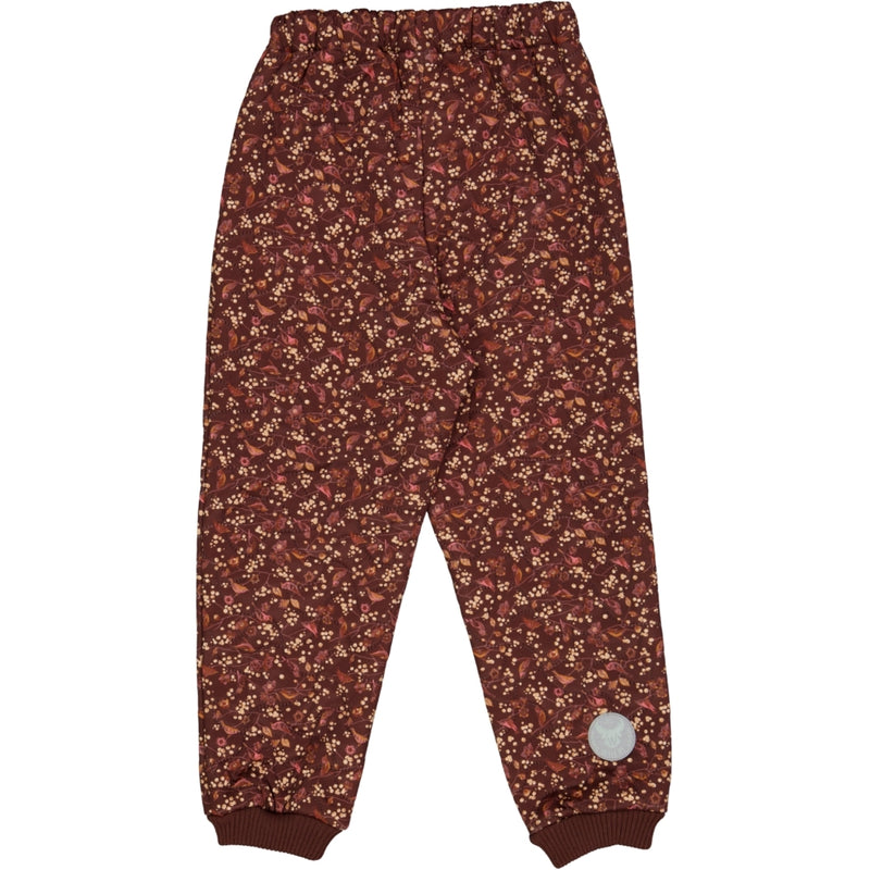 Wheat Outerwear Thermo Pants Alex Thermo 2751 maroon birds
