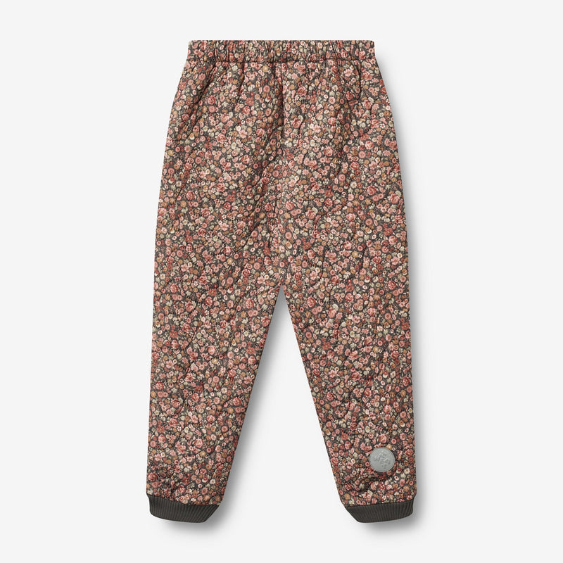 Wheat Outerwear Thermo Pants Alex Thermo 1186 raven wild flowers