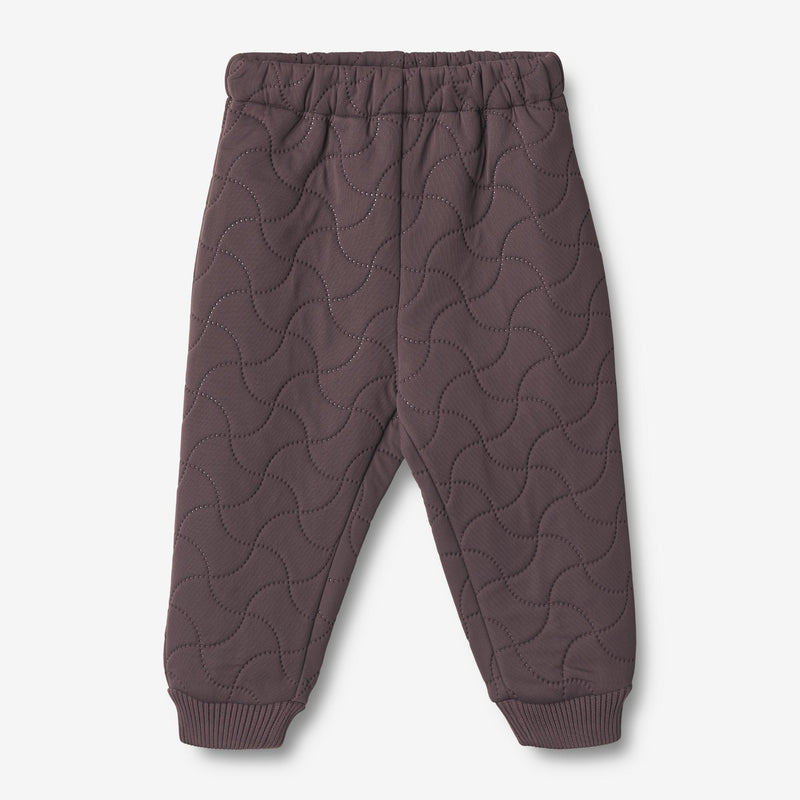 Wheat Outerwear Thermo Pants Alex | Baby Thermo 3118 eggplant