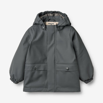 Wheat Outerwear Thermo Rain Coat Aju Jacket 1292 greyblue