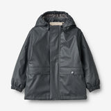 Wheat Outerwear Thermo Rain Coat Aju Rainwear 1131 dark ink