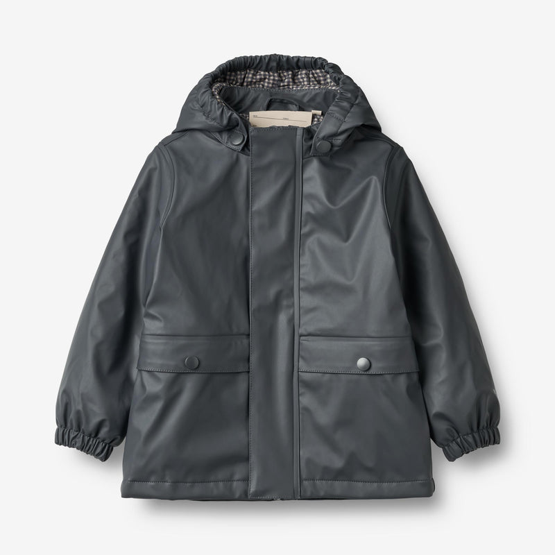 Wheat Outerwear Thermo Rain Coat Aju Rainwear 1131 dark ink