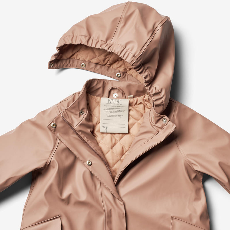 Wheat Outerwear Thermo Rain Jacket Rika Rainwear 1349 lavender rose