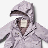 Wheat Outerwear Thermo Rain Jacket Rika Rainwear 1347 lavender flowers