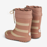 Wheat Footwear Thermo Rubber Boot Print Rubber Boots 2029 old rose stripe