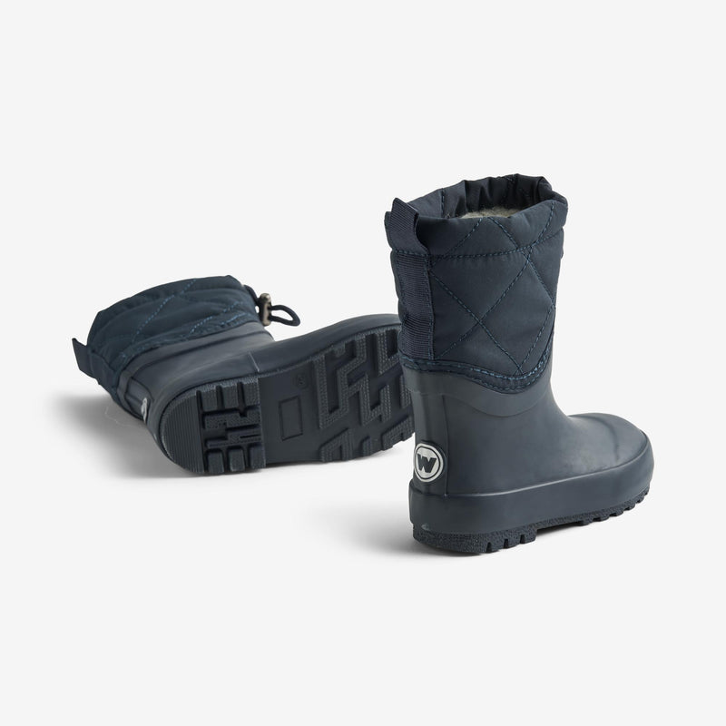 Wheat Footwear Thermo Snowboot Drizzle Rubber Boot 1432 navy