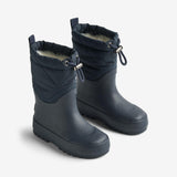 Wheat Footwear Thermo Snowboot Drizzle Rubber Boot 1432 navy