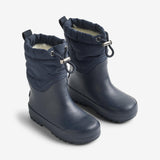 Wheat Footwear Thermo Snowboot Drizzle Winter Footwear 1432 navy