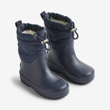 Wheat Footwear Thermo Snowboot Drizzle Winter Footwear 1432 navy