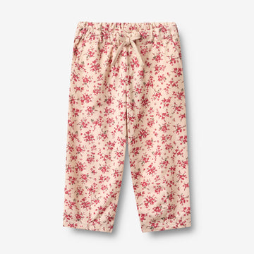 Wheat Main Trousers Dart Sasha Trousers 9772 almond peach flowers