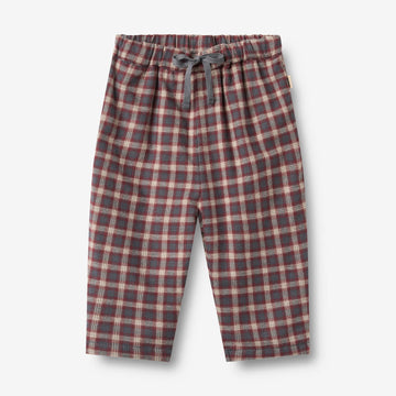 Wheat Main Trousers Lined Arne Trousers 1314 blue holiday check