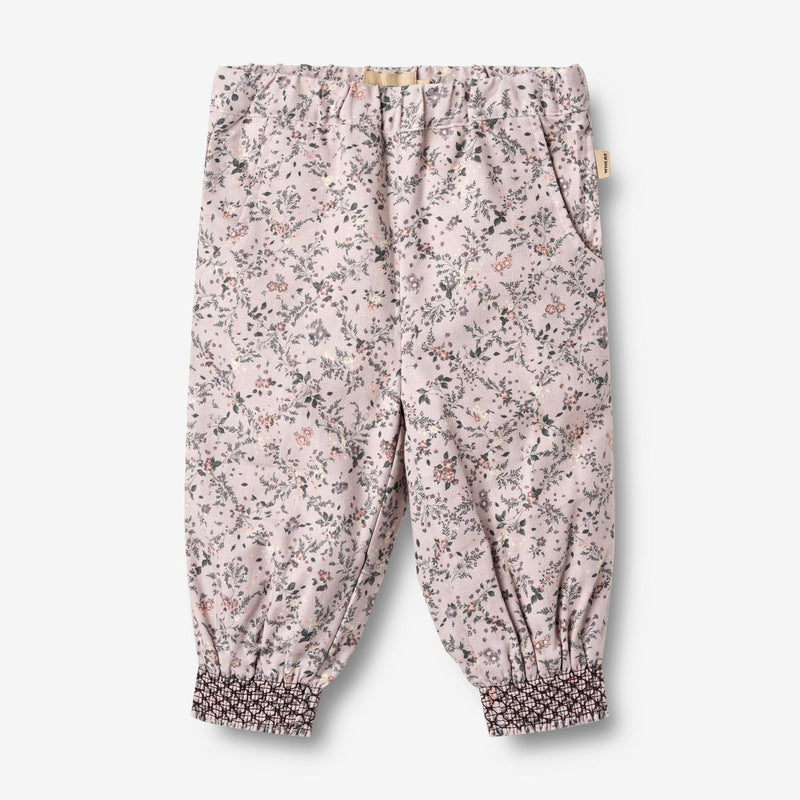 Wheat Main Trousers Lined Sara Trousers 9559 lilac checked flowers