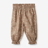 Wheat Main Trousers Polly | Baby Trousers 9502 cocoa brown flowers