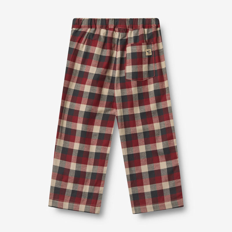 Wheat Main Trousers Sasha Trousers 9588 red blue check