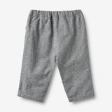 Wheat Main Trousers lined Aiden Trousers 9766 dark blue chambray