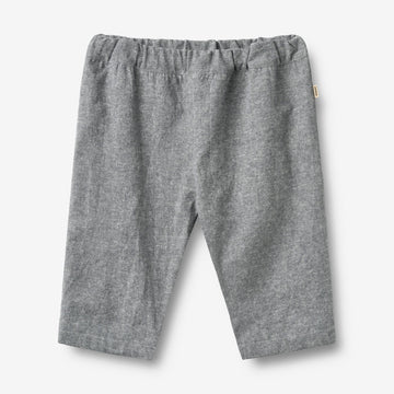 Wheat Main Trousers lined Aiden Trousers 9766 dark blue chambray