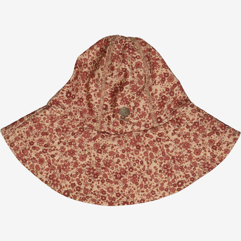 Wheat UV Sun Hat Swimwear 2073 red flower meadow
