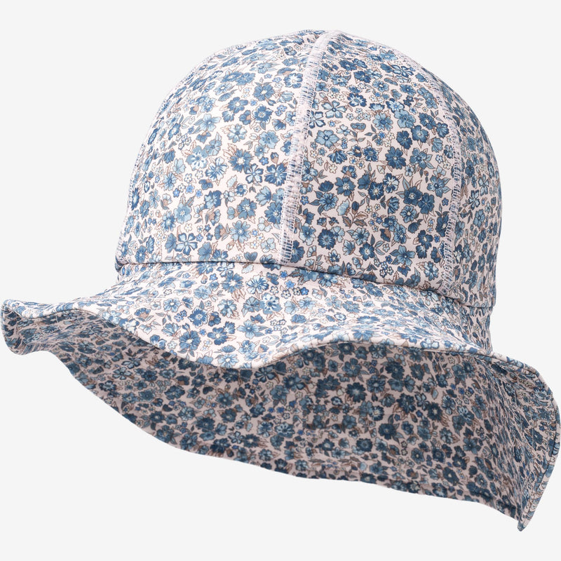 Wheat Main UV Sun Hat Swimwear 1301 blue flower meadow