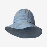 Wheat Main UV Sun Hat Bora Accessory 9580 blue swim stripe