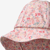 Wheat Main UV Sun Hat Bora Accessory 2526 powder flowers and seashells