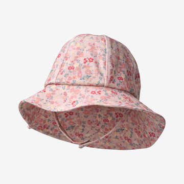 Wheat Main UV Sun Hat Bora Accessory 2526 powder flowers and seashells