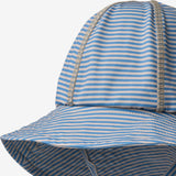 Wheat Main UV Sun Hat Bora Accessory 9580 blue swim stripe