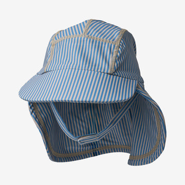 Wheat Main UV Sun Hat Tonga Accessory 9580 blue swim stripe