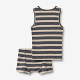 Wheat Main Underwear Louis Underwear 1309 greyblue stripe