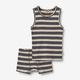 Wheat Main Underwear Louis Underwear 1309 greyblue stripe