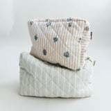Wheat Main Wash Bag Small Ziggy Home 9634 blue ocean stripe