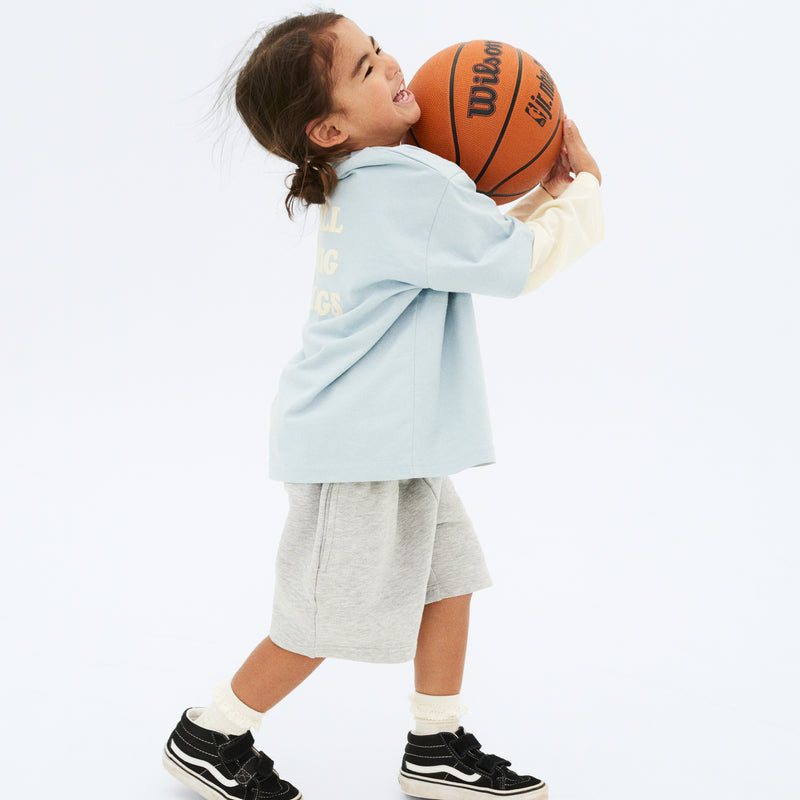 Wheat Collab Wheat x Pernille Teisbæk | Shorts Haxo Shorts 0105 grey melange