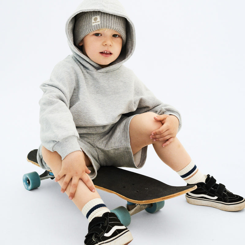 Wheat Collab Wheat x Pernille Teisbæk | Shorts Haxo Shorts 0105 grey melange