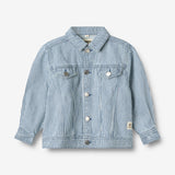 Wheat Collab Wheat x Pernille Teisbæk | Denim jacket Vive Jackets 9452 ink stripe