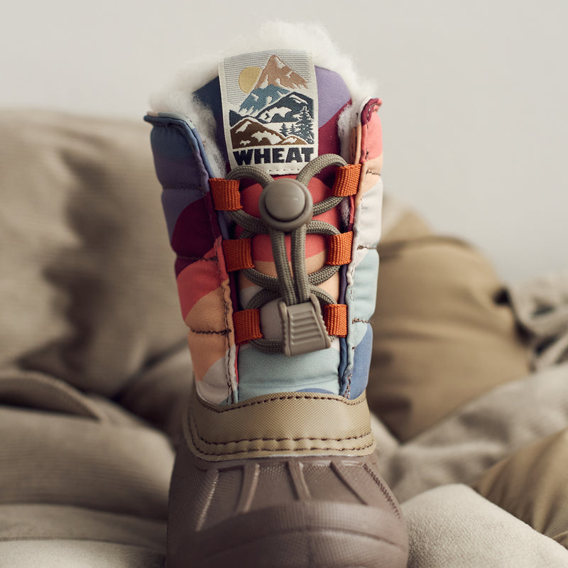 Wheat Footwear Winterboot Aleex Winter Footwear 1236 rainbow waves