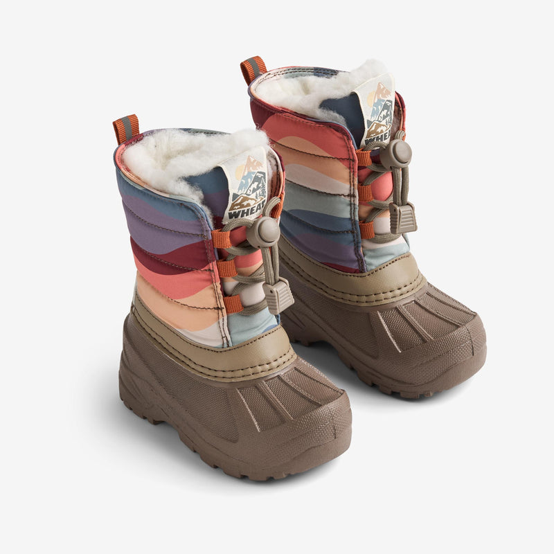 Wheat Footwear Winterboot Aleex Winter Footwear 1236 rainbow waves