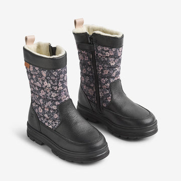 Wheat Footwear Winterboot Koa Tex Winter Footwear 9670 dark charcoal flowers