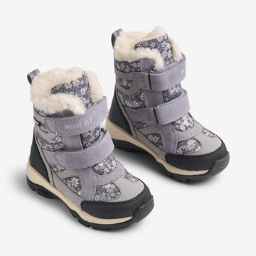 Wheat Footwear Winterboot Trailor Tex Winter Footwear 9670 dark charcoal flowers